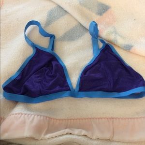Victoria’s Secret Purple/Light Blue Unpadded Bra